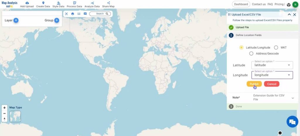 Create a Map to Visualize Population Dynamics using Heat Maps