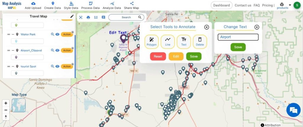 The Travel Map: Navigate Your Journeys: level feature