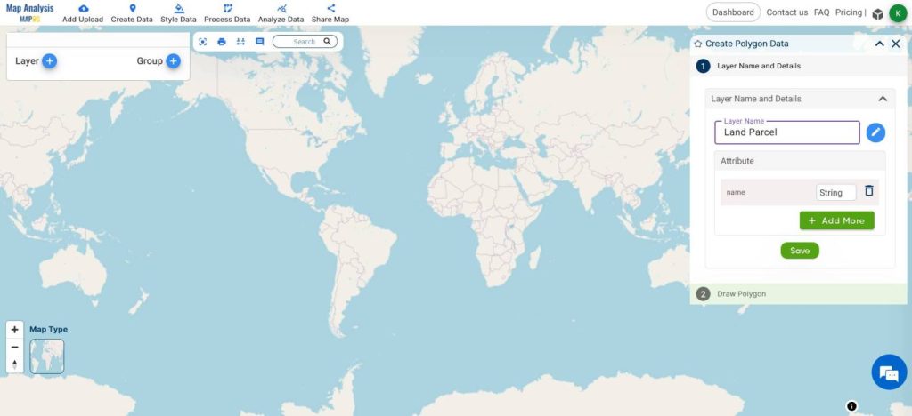 Land Parcel Maps using Polygons