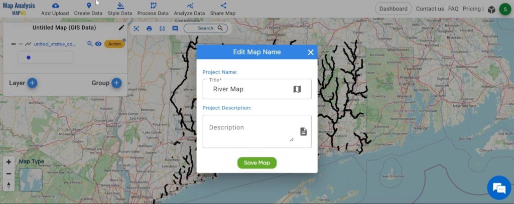 Creating River Diversity: A Category Style Analysis: Name the map