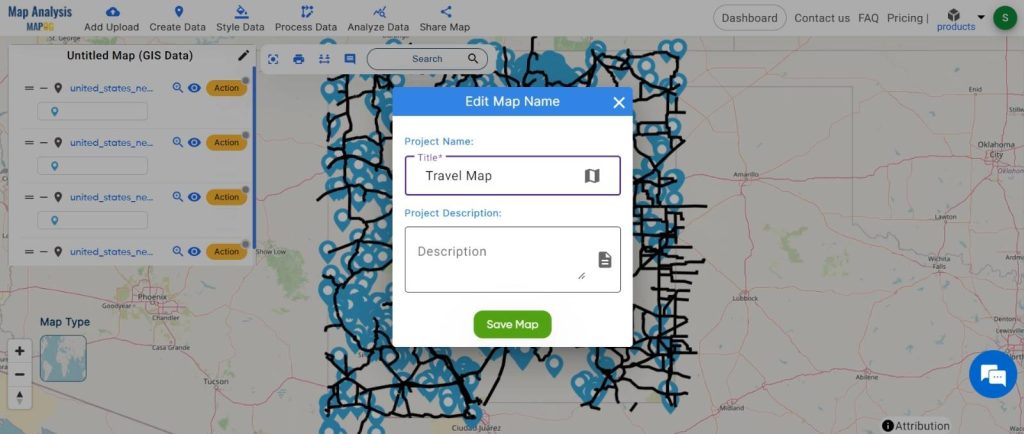 The Travel Map: Navigate Your Journeys: Title