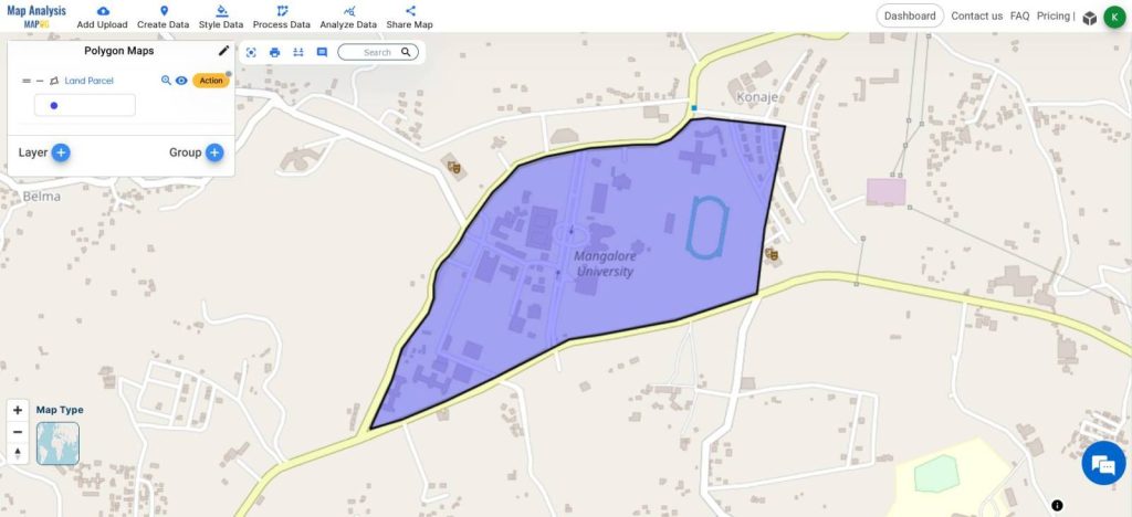 Land Parcel Maps using Polygons