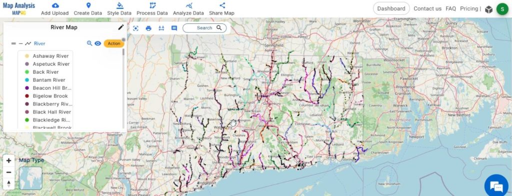 Creating River Diversity: A Category Style Analysis: Final map