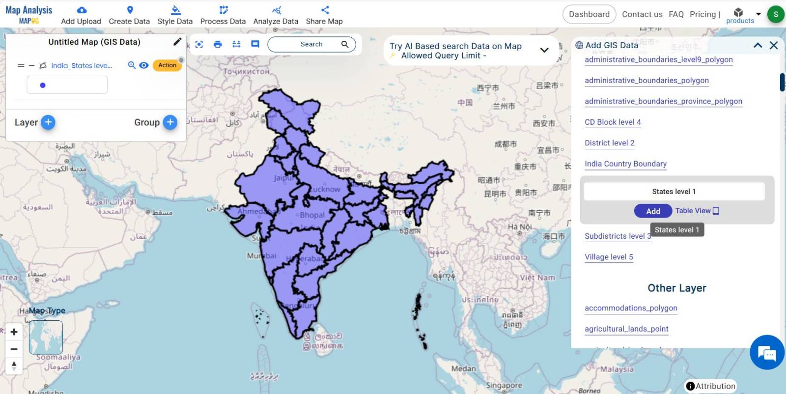 Mapping and Coloring Regions of Country - Category Wise Style Your Map ...