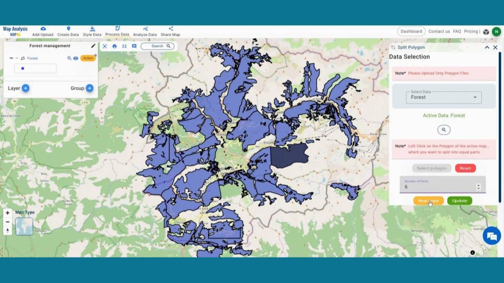 Forest Management: Step-by-Step Guide to Split Polygon for Effective Maps