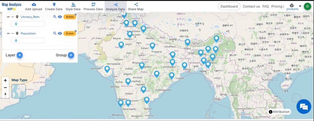 Integrating Population and Literacy Data Through Attribute Join