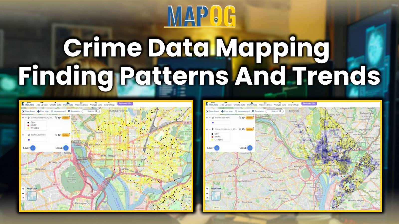 Crime Data Mapping: Finding Patterns and Trends Using GIS - MAPOG