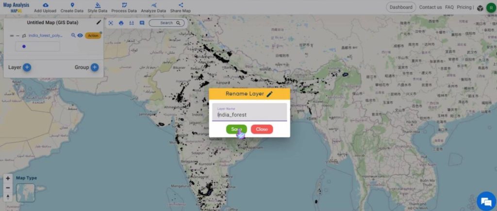 Create a Map to Enhance Forest Management using Grids