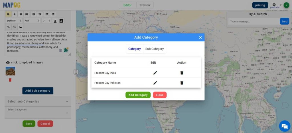 Story Maps - Ancient Indian Universities