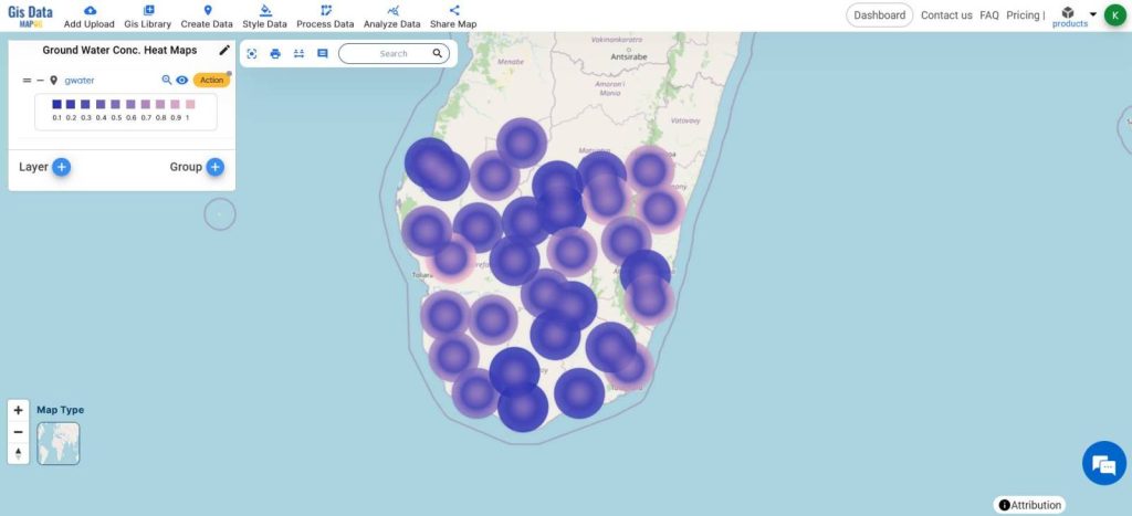 Mapping Groundwater Concentration with Heat Maps: Modern Water Management