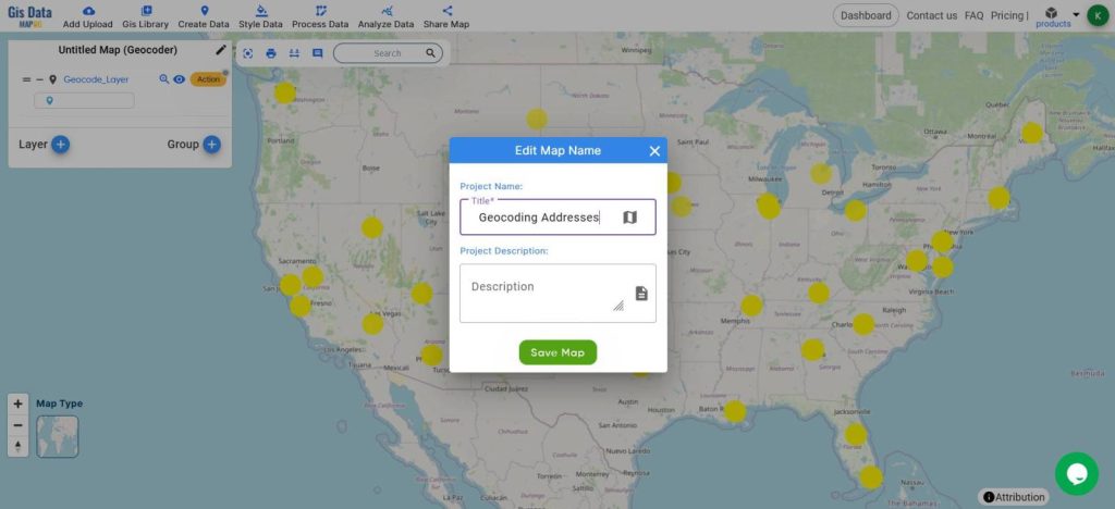 Mapping Locations : Geocoder