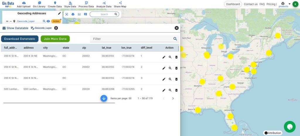 Mapping Locations : Geocoder