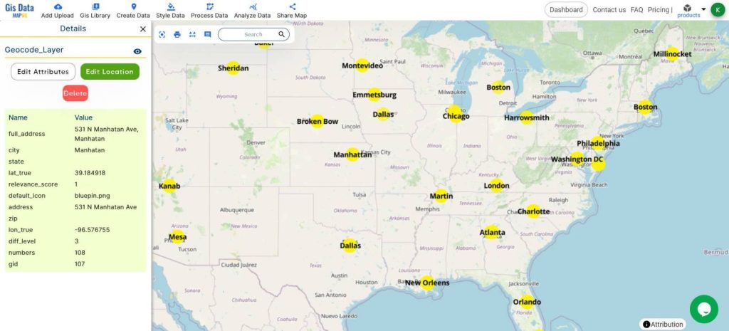 Mapping Locations : Geocoder