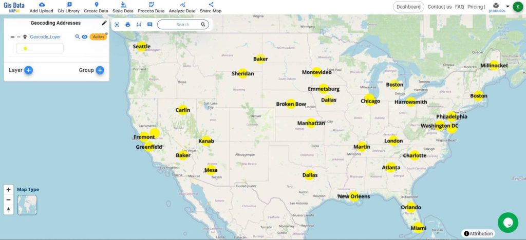 Mapping Locations : Geocoder