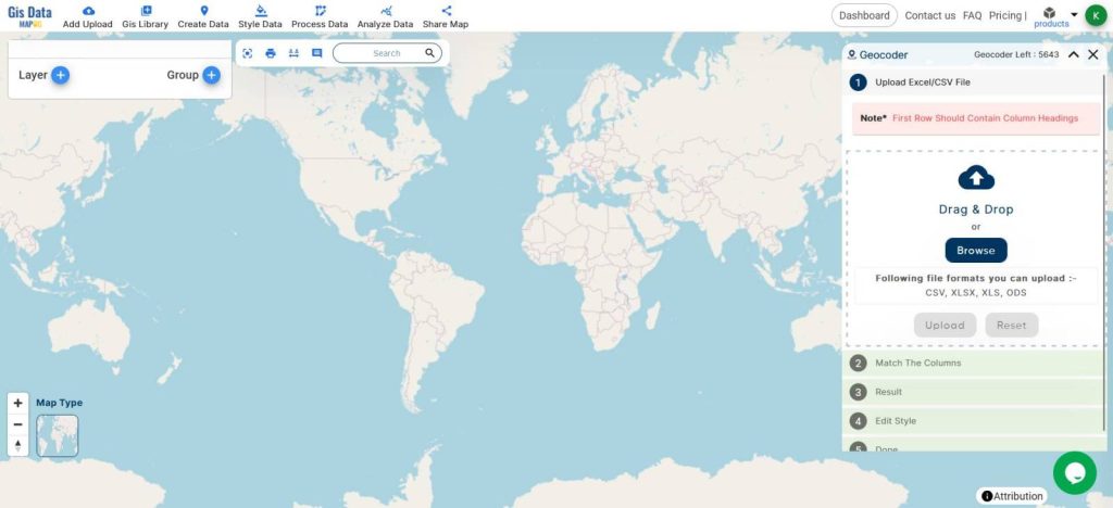 Mapping Locations : Geocoder