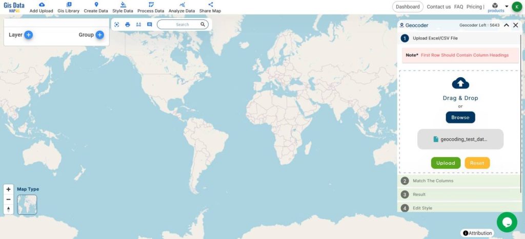 Mapping Locations : Geocoder