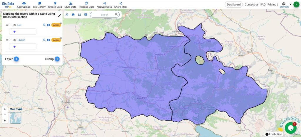 Mapping Rivers : Cross Intersection