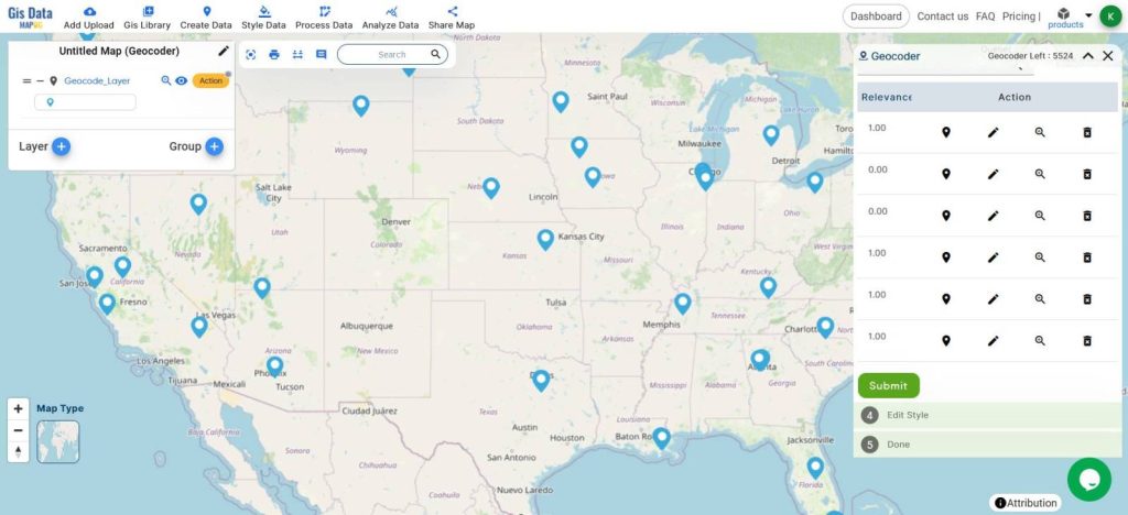 Mapping Locations : Geocoder