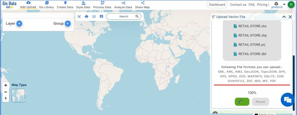 Spatial Retail Store Analysis with Convex Hull