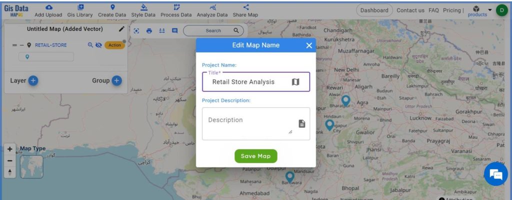 Spatial Retail Store Analysis with Convex Hull