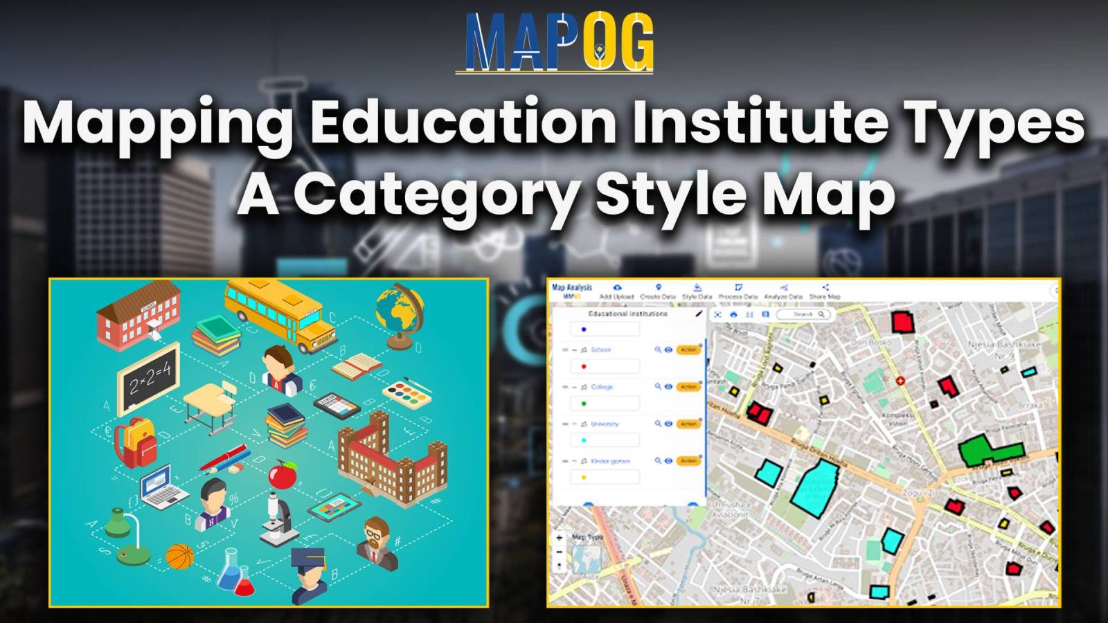 Mapping Education Institute Types : A Category Style Map