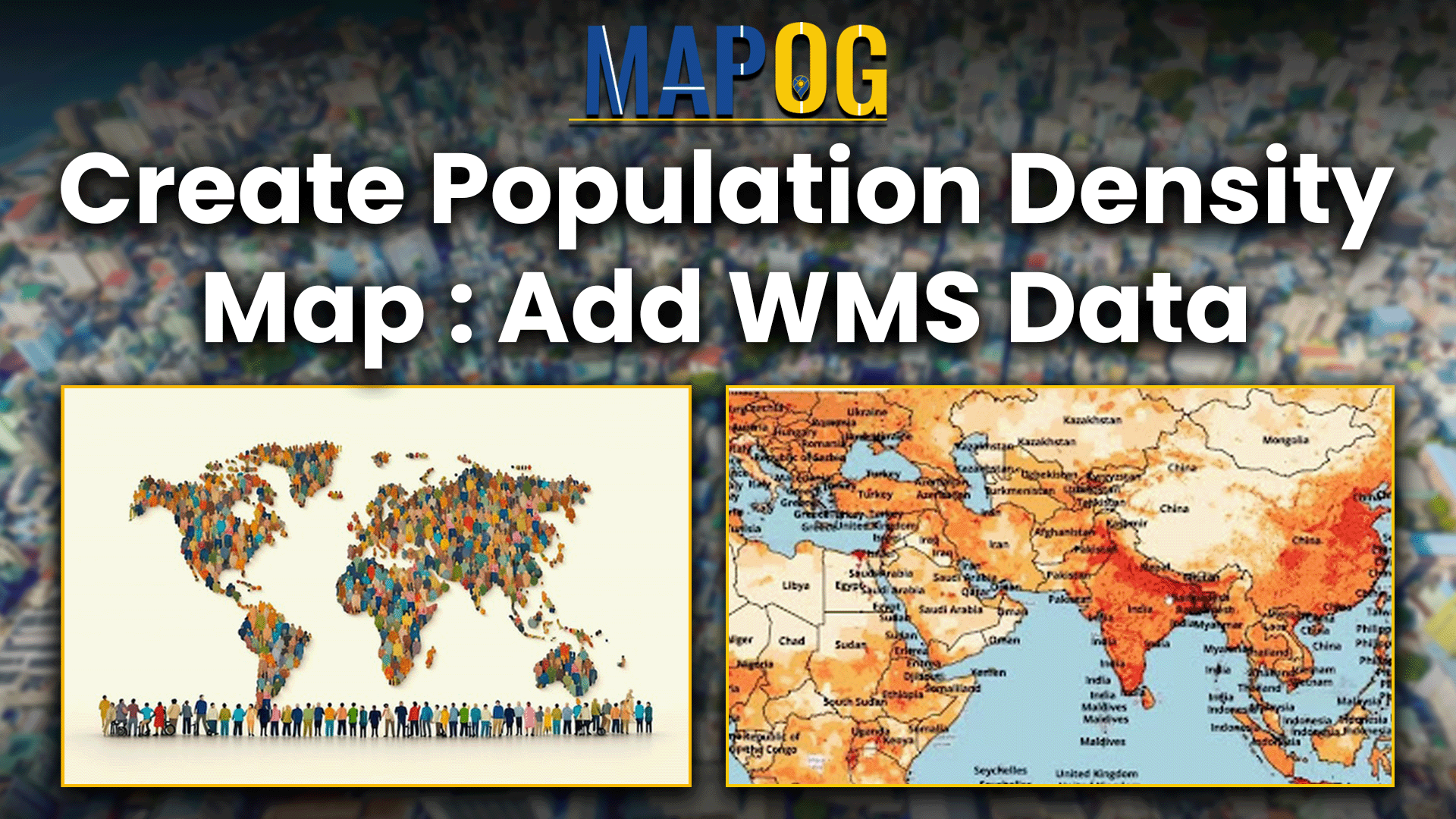 Add WMS Data : Create Population Density Map