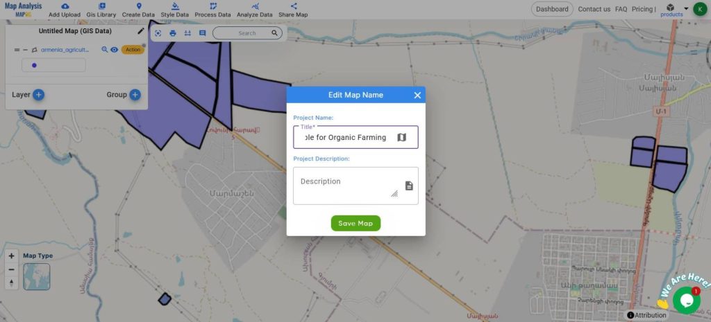 determining areas suitable for organic farming