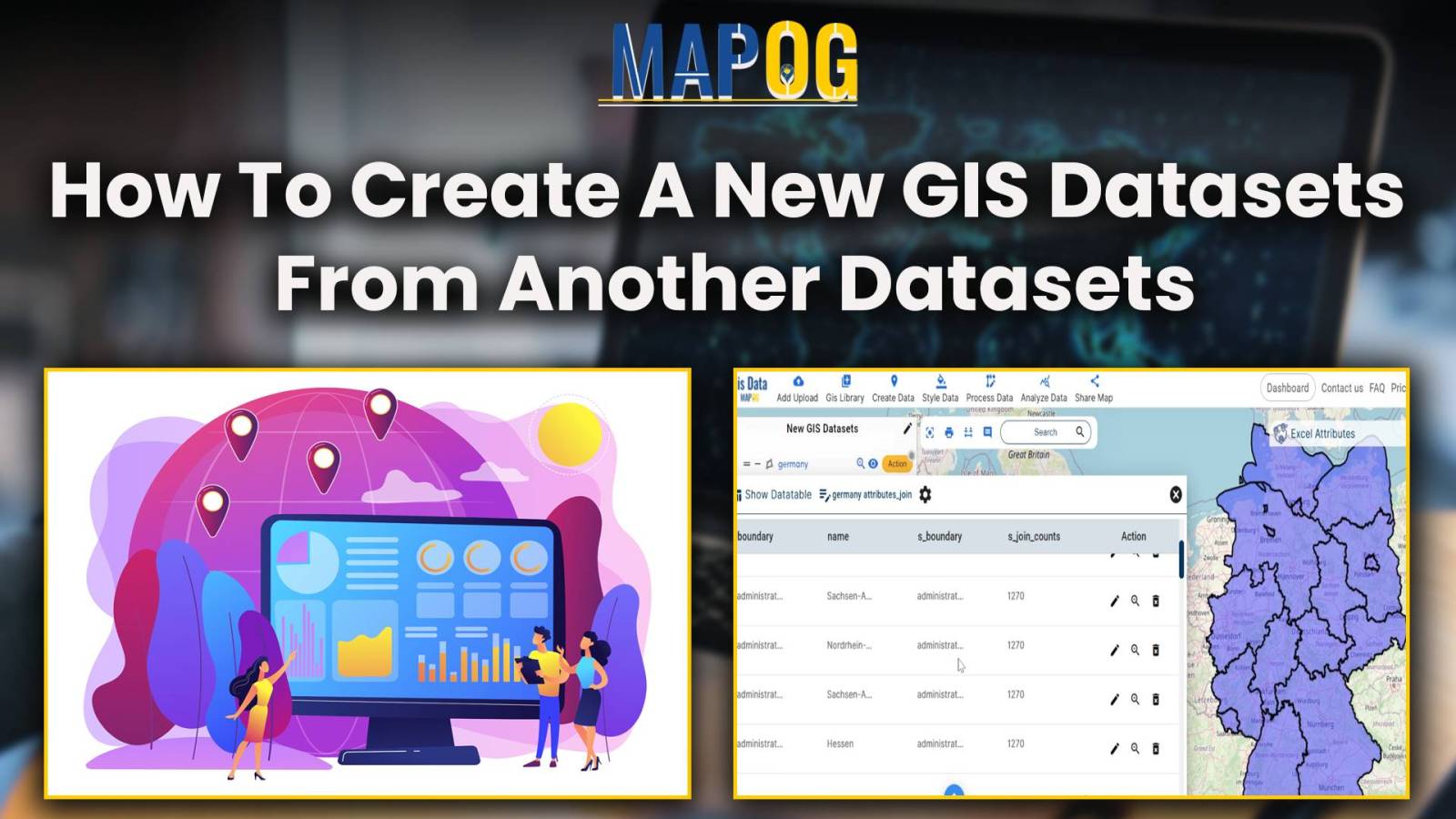 How to create a New GIS Datasets from another datasets