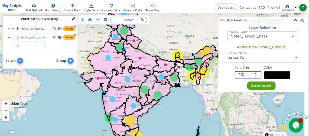 Uncover Voter Turnout Patterns With Bubble Style