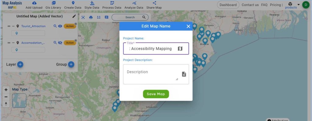 Enhancing Tourist Accessibilities with Near-by-Neighbour Analysis