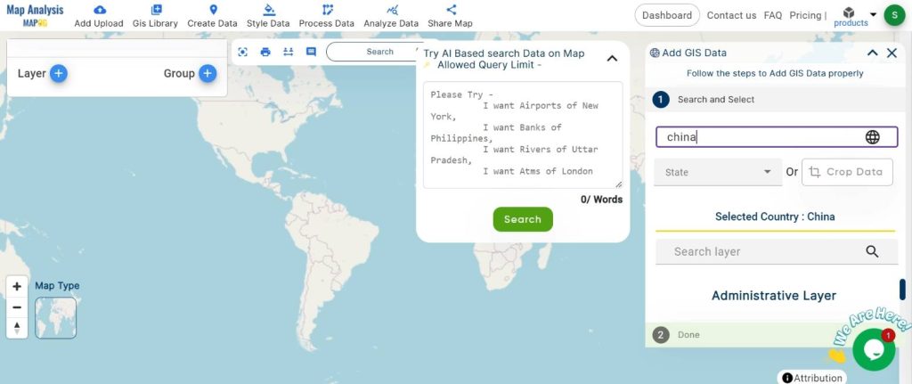 Mapping COVID-19 Impact:: search the country