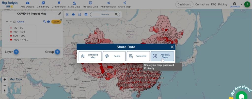 Mapping COVID-19 Impact:: share the map