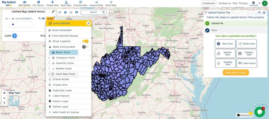 Interactive Poverty Rate Heat Maps