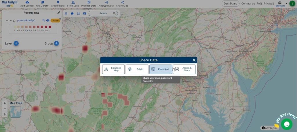 Interactive Poverty Rate Heat Maps