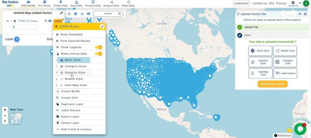 Apply Heat Map Style Tool