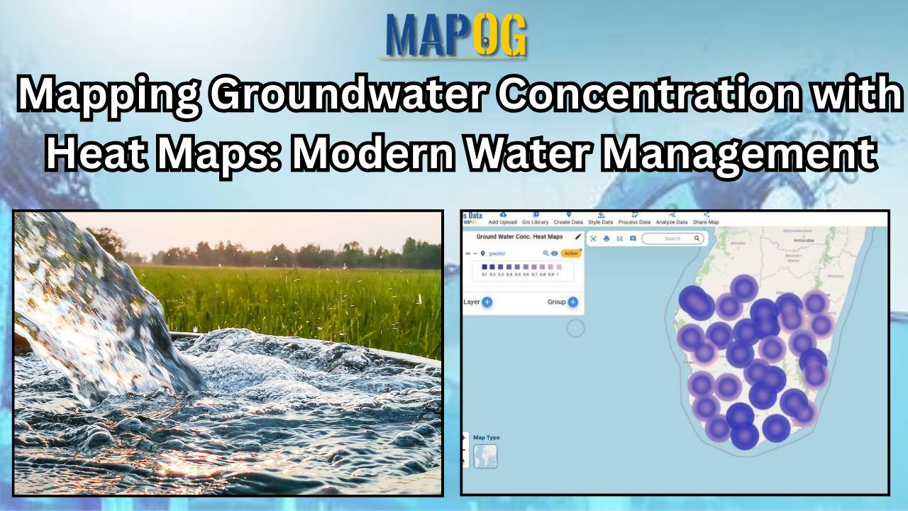 Mapping ground water with heat maps