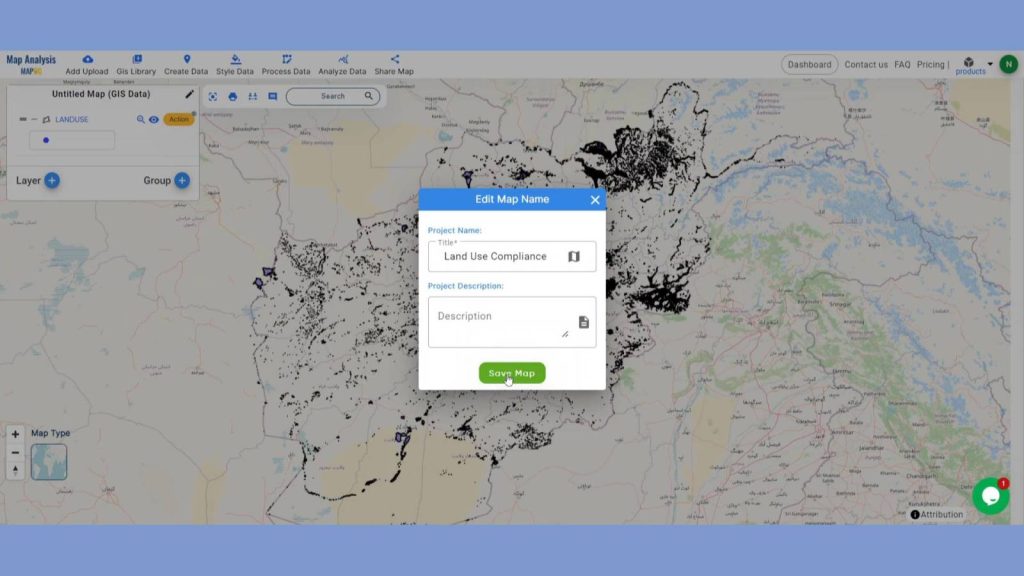 Land Use Compliance using Border Intersection