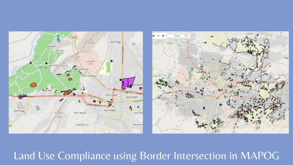 Land Use Compliance using Border Intersection