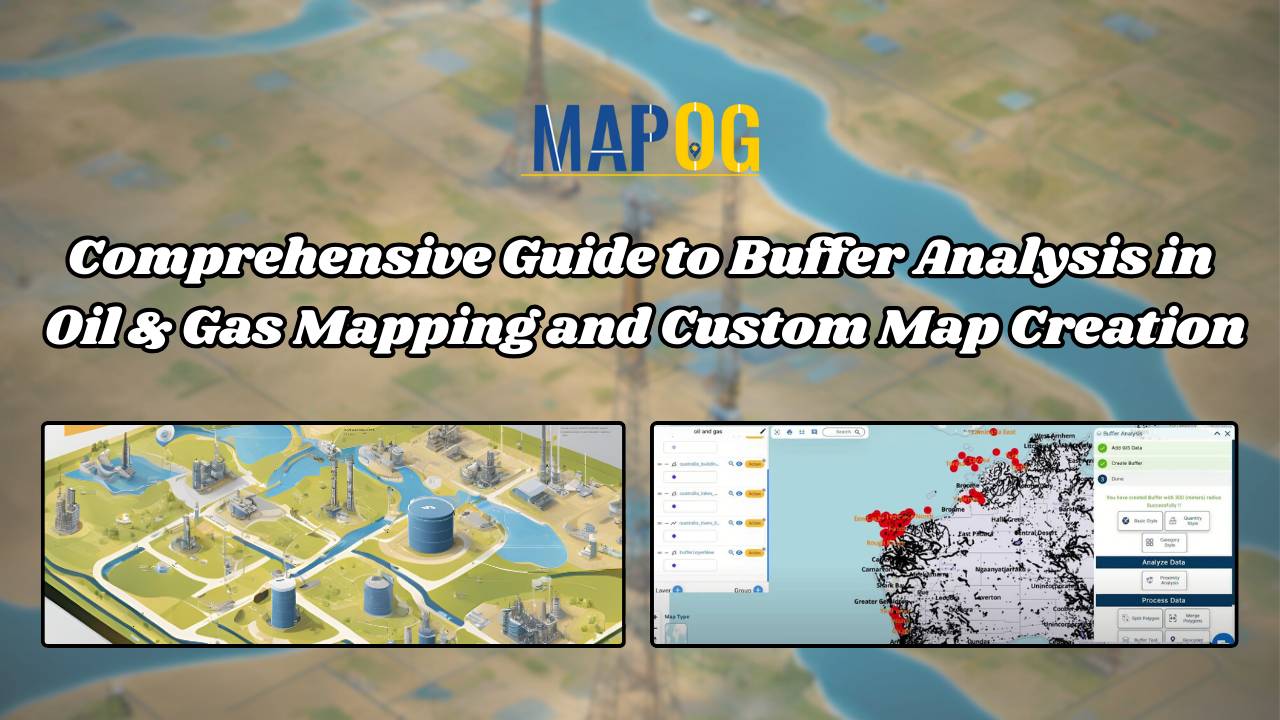 Comprehensive Guide to Buffer Analysis in Oil & Gas Mapping and Custom Map Creation