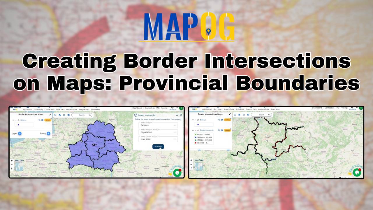 Creating Border Intersections on Maps: Provincial Boundaries