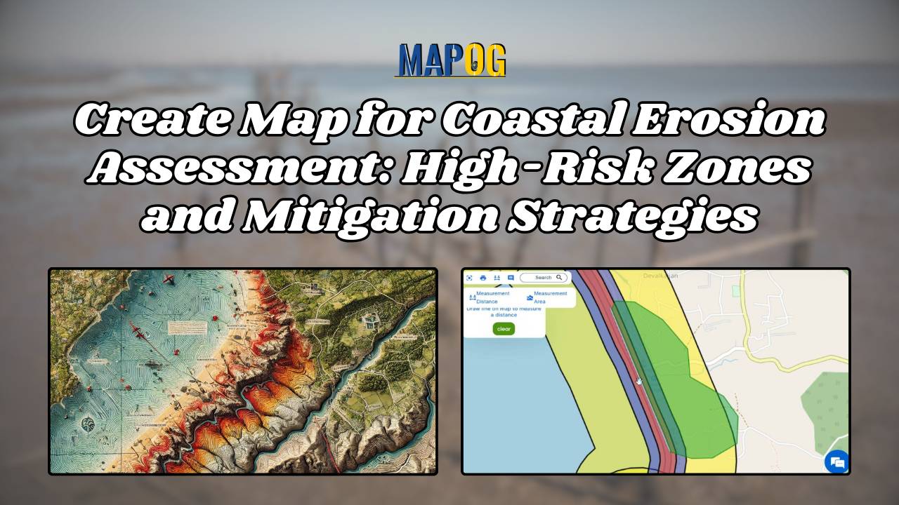 Create Map for Coastal Erosion Assessment High-Risk Zones and Mitigation Strategies